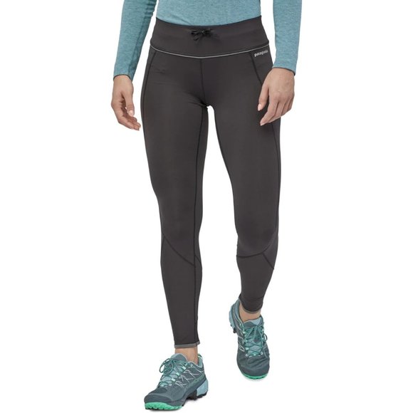 PATAGONIA Peak Mission Thermal Running/Gym Tights Womens S/M/L 27" NEW $129 - Picture 2 of 5
